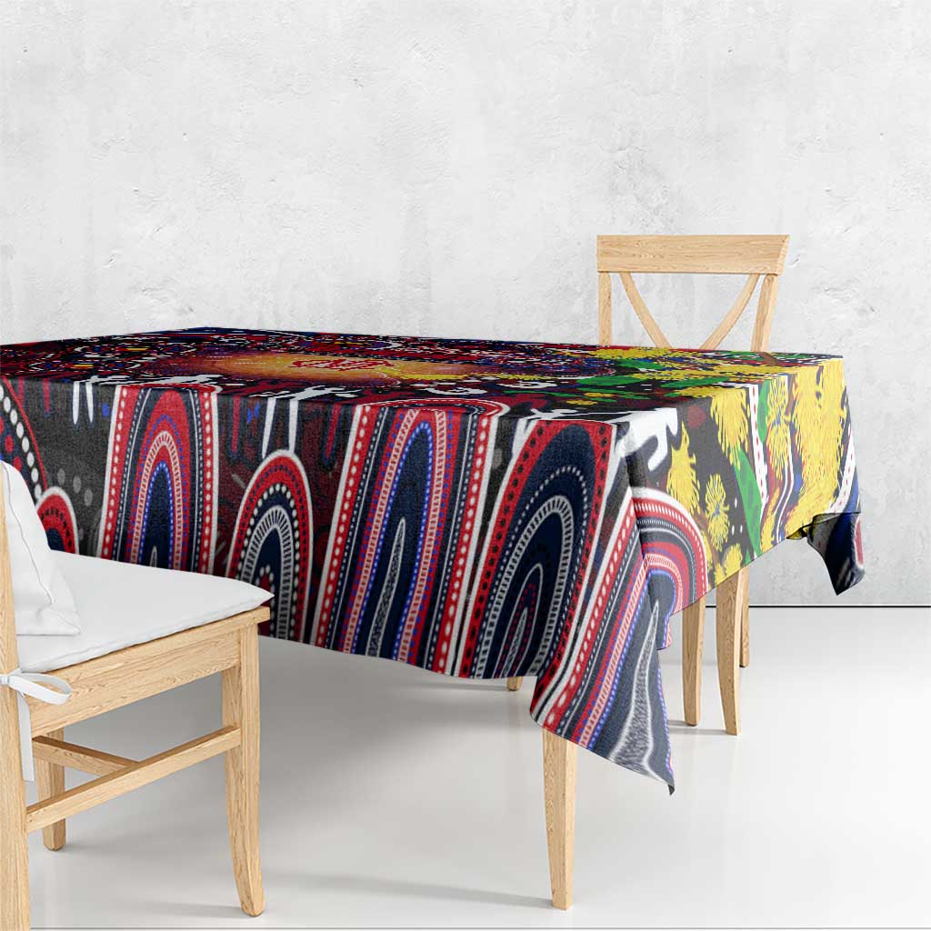 NAIDOC Week 2025 Demons Football Tablecloth Aboriginal Dot Painting