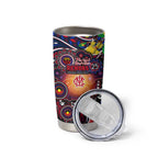 NAIDOC Week 2025 Demons Football Tumbler Cup Aboriginal Dot Painting
