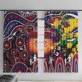 NAIDOC Week 2025 Demons Football Window Curtain Aboriginal Dot Painting
