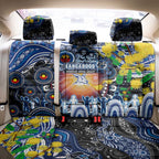 NAIDOC Week 2025 Kangaroos Football Back Car Seat Cover Aboriginal Dot Painting