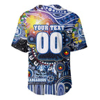 Personalised NAIDOC Week 2025 Kangaroos Football Baseball Jersey Aboriginal Dot Painting