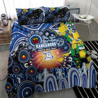 NAIDOC Week 2025 Kangaroos Football Bedding Set Aboriginal Dot Painting