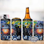 NAIDOC Week 2025 Kangaroos Football 4 in 1 Can Cooler Tumbler Aboriginal Dot Painting