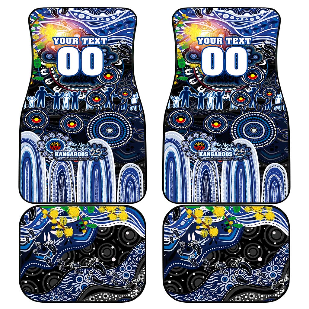 NAIDOC Week 2025 Kangaroos Football Car Mats Aboriginal Dot Painting