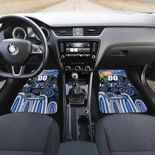 NAIDOC Week 2025 Kangaroos Football Car Mats Aboriginal Dot Painting