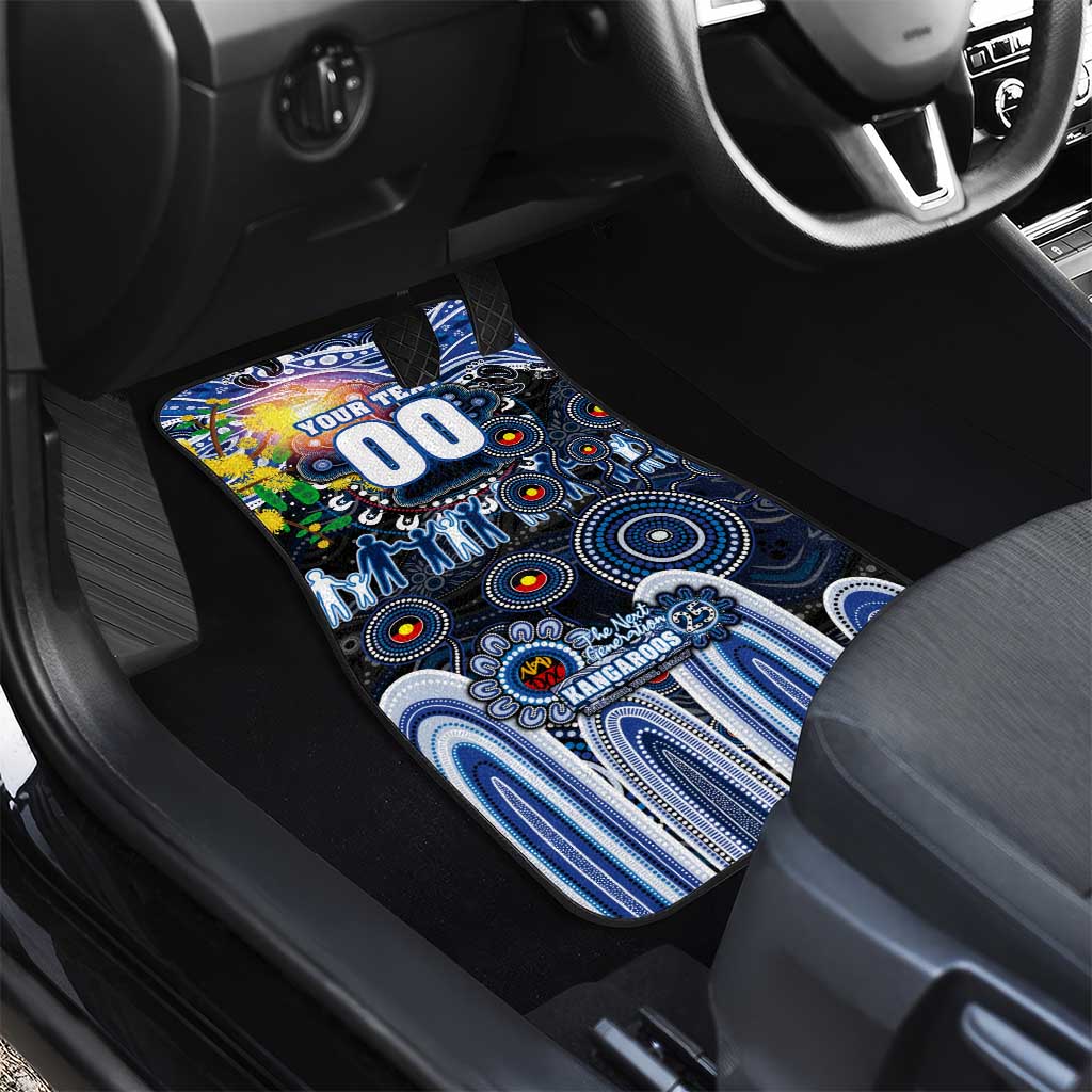 NAIDOC Week 2025 Kangaroos Football Car Mats Aboriginal Dot Painting