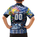 Personalised NAIDOC Week 2025 Kangaroos Football Family Matching Summer Maxi Dress and Hawaiian Shirt Aboriginal Dot Painting