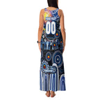 Personalised NAIDOC Week 2025 Kangaroos Football Family Matching Tank Maxi Dress and Hawaiian Shirt Aboriginal Dot Painting