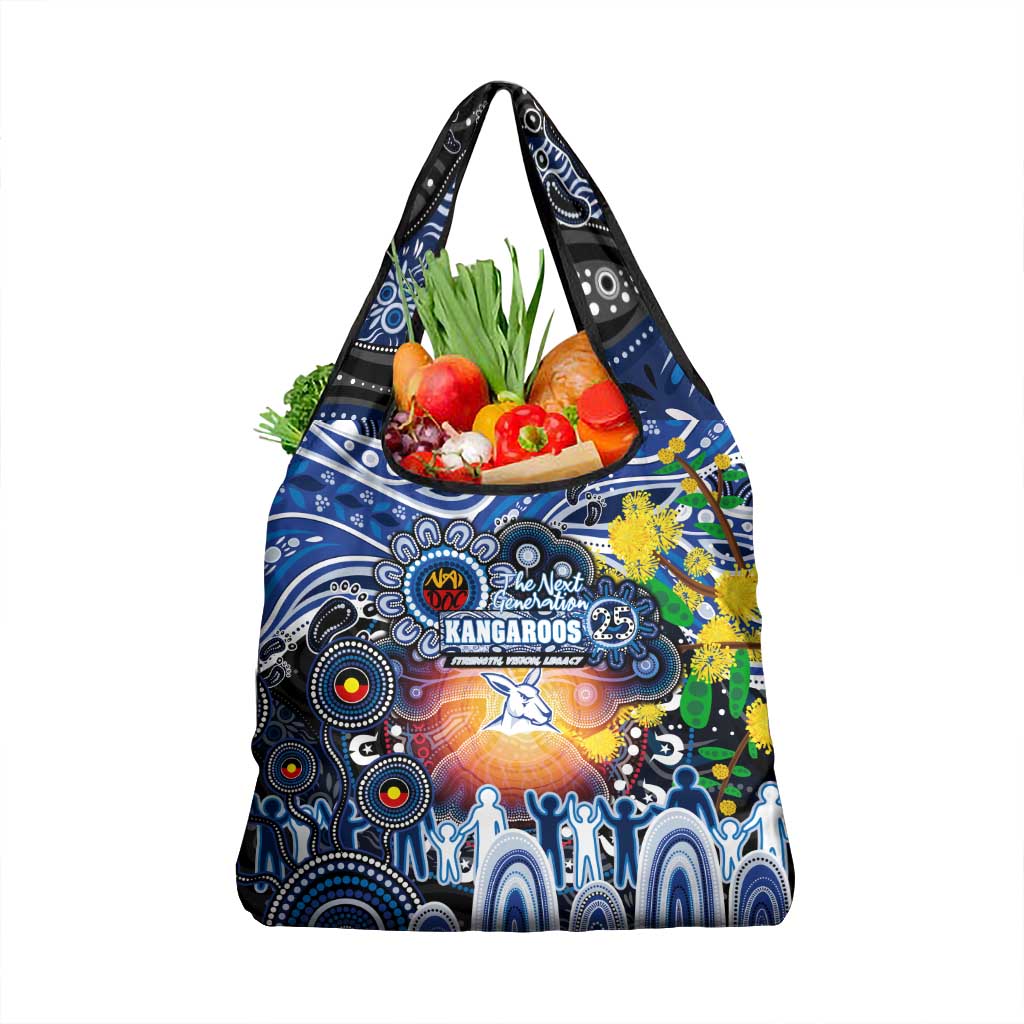 NAIDOC Week 2025 Kangaroos Football Grocery Bag Aboriginal Dot Painting