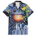 Personalised NAIDOC Week 2025 Kangaroos Football Hawaiian Shirt Aboriginal Dot Painting