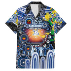 Personalised NAIDOC Week 2025 Kangaroos Football Hawaiian Shirt Aboriginal Dot Painting