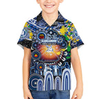 Personalised NAIDOC Week 2025 Kangaroos Football Hawaiian Shirt Aboriginal Dot Painting