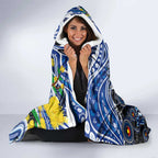 NAIDOC Week 2025 Kangaroos Football Hooded Blanket Aboriginal Dot Painting