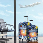 NAIDOC Week 2025 Kangaroos Football Luggage Cover Aboriginal Dot Painting