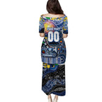 Personalised NAIDOC Week 2025 Kangaroos Football Puletasi Aboriginal Dot Painting