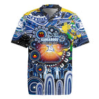 Personalised NAIDOC Week 2025 Kangaroos Football Rugby Jersey Aboriginal Dot Painting