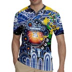 Personalised NAIDOC Week 2025 Kangaroos Football Rugby Jersey Aboriginal Dot Painting