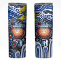 NAIDOC Week 2025 Kangaroos Football Skinny Tumbler Aboriginal Dot Painting