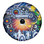 NAIDOC Week 2025 Kangaroos Football Spare Tire Cover Aboriginal Dot Painting