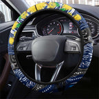 NAIDOC Week 2025 Kangaroos Football Steering Wheel Cover Aboriginal Dot Painting