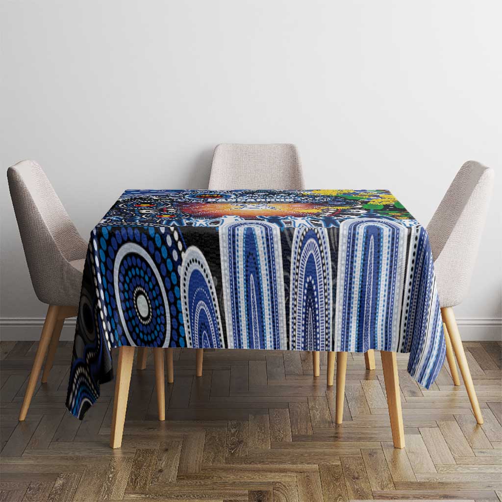 NAIDOC Week 2025 Kangaroos Football Tablecloth Aboriginal Dot Painting