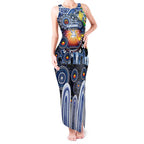 Personalised NAIDOC Week 2025 Kangaroos Football Tank Maxi Dress Aboriginal Dot Painting