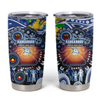 NAIDOC Week 2025 Kangaroos Football Tumbler Cup Aboriginal Dot Painting