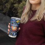 NAIDOC Week 2025 Kangaroos Football Tumbler Cup Aboriginal Dot Painting