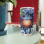 NAIDOC Week 2025 Kangaroos Football Tumbler Cup Aboriginal Dot Painting