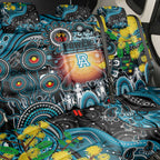 NAIDOC Week 2025 Power Football Back Car Seat Cover Aboriginal Dot Painting