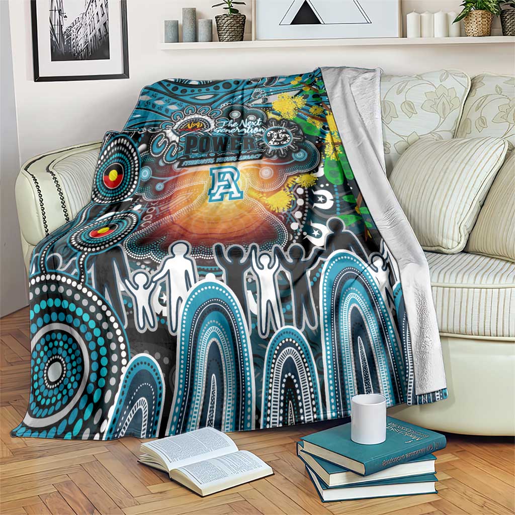NAIDOC Week 2025 Power Football Blanket Aboriginal Dot Painting