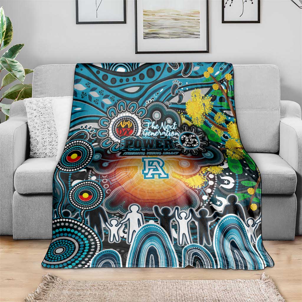 NAIDOC Week 2025 Power Football Blanket Aboriginal Dot Painting