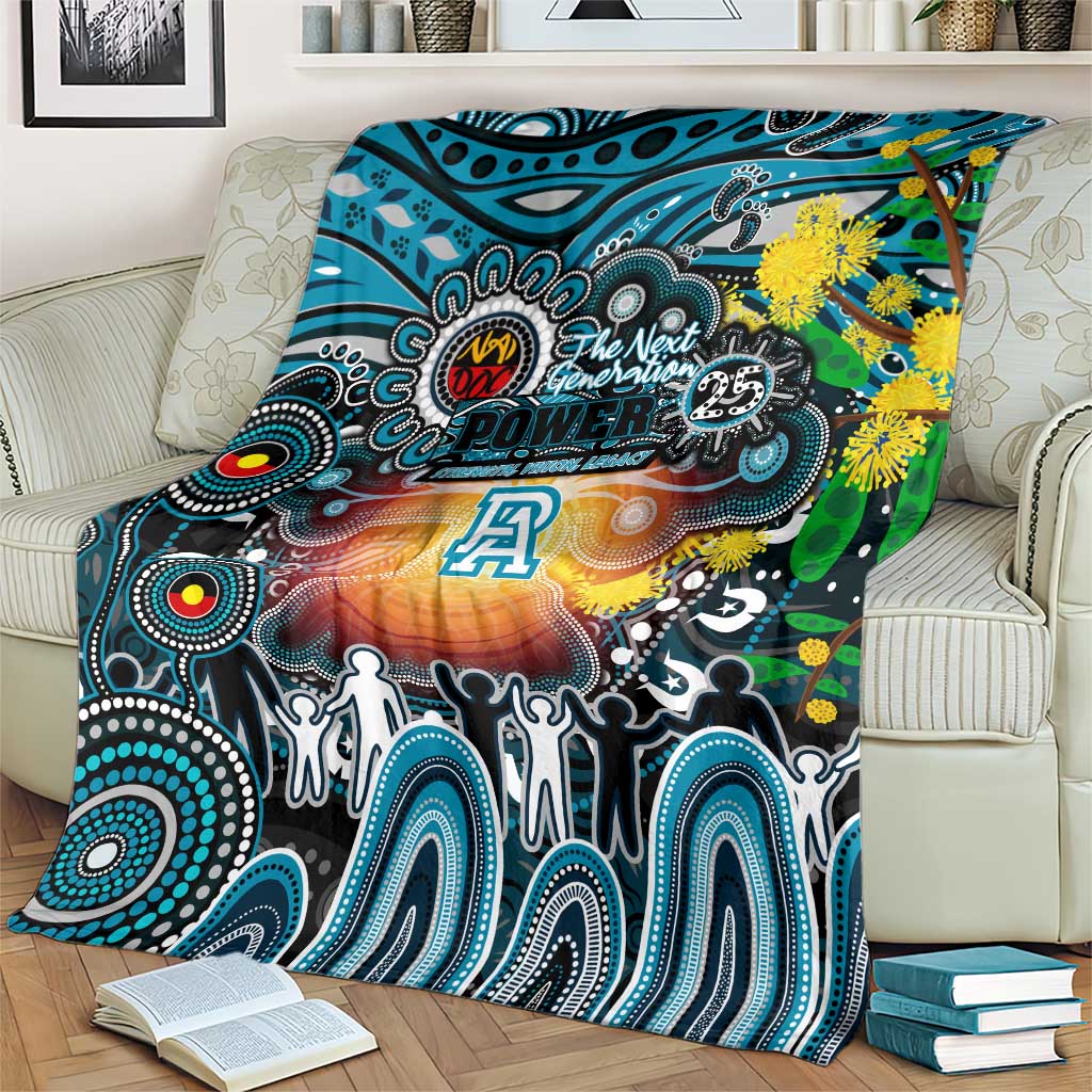 NAIDOC Week 2025 Power Football Blanket Aboriginal Dot Painting