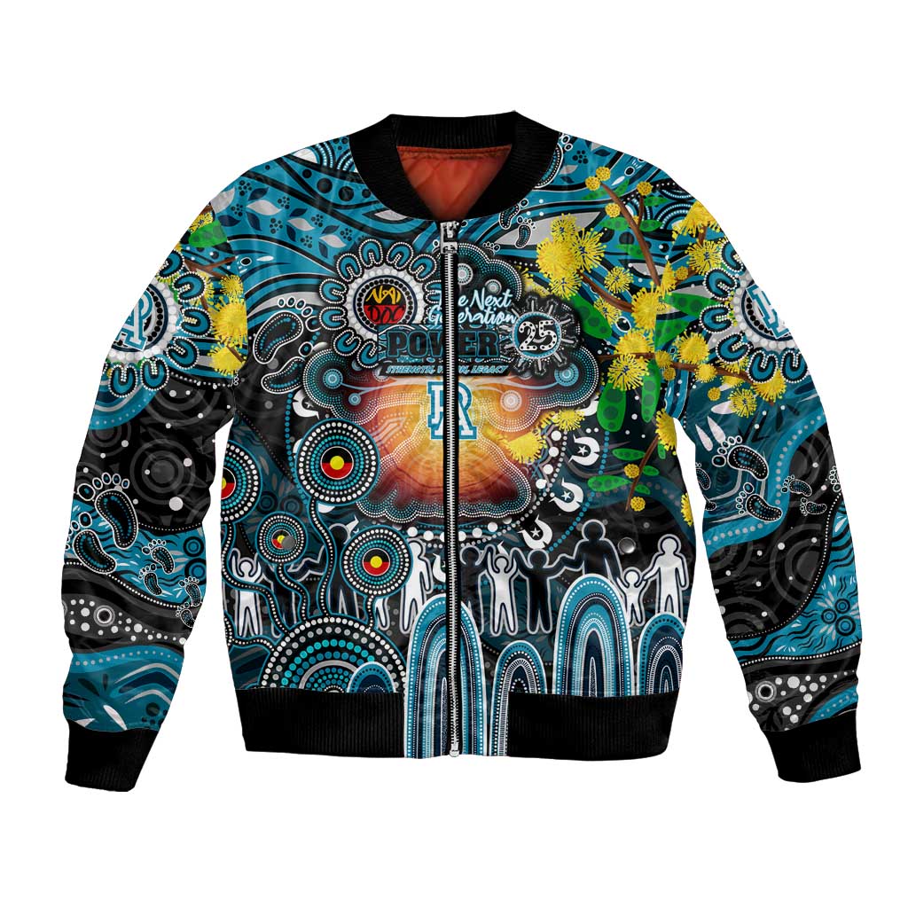 Personalised NAIDOC Week 2025 Power Football Bomber Jacket Aboriginal Dot Painting