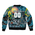 Personalised NAIDOC Week 2025 Power Football Bomber Jacket Aboriginal Dot Painting