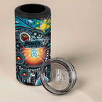 NAIDOC Week 2025 Power Football 4 in 1 Can Cooler Tumbler Aboriginal Dot Painting