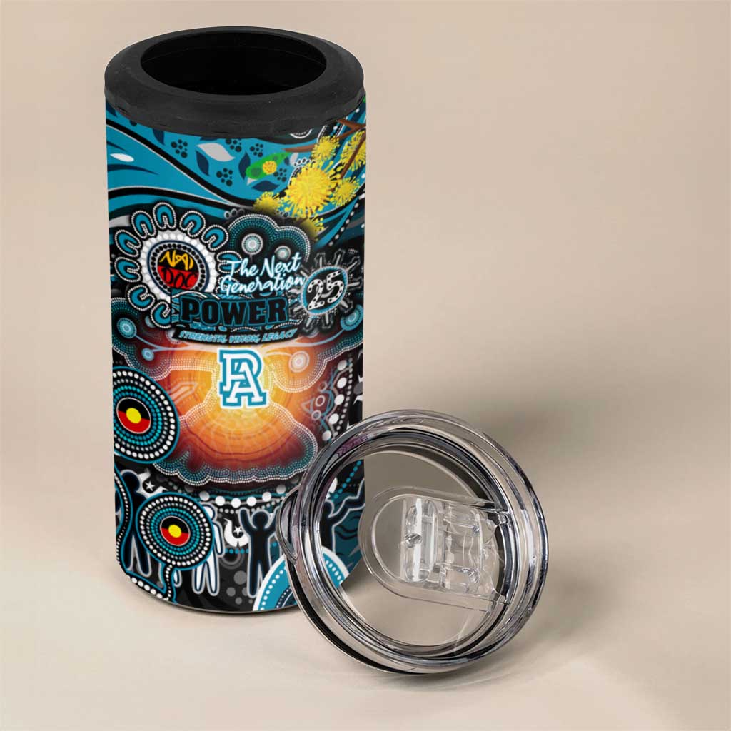 NAIDOC Week 2025 Power Football 4 in 1 Can Cooler Tumbler Aboriginal Dot Painting