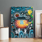 NAIDOC Week 2025 Power Football Canvas Wall Art Aboriginal Dot Painting