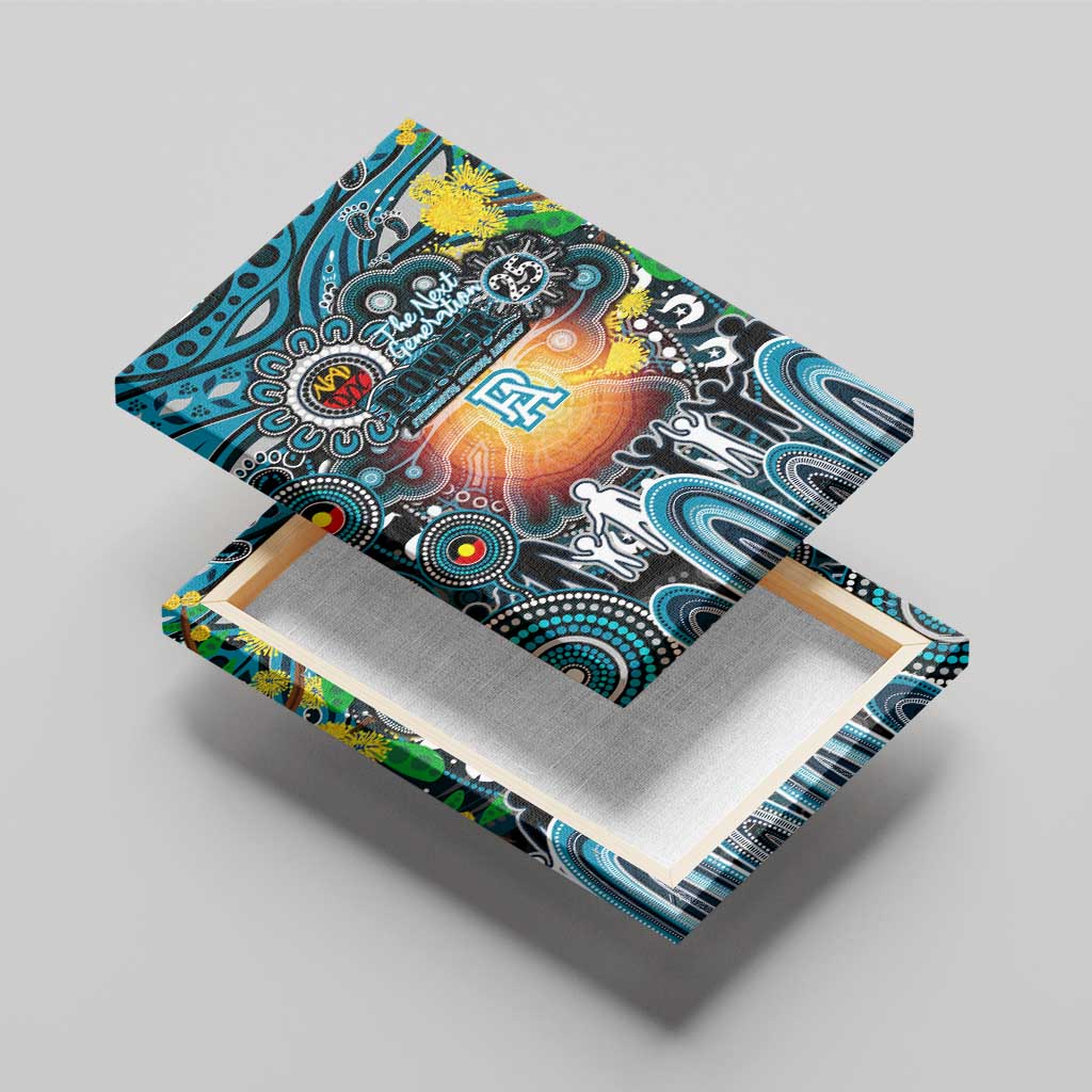 NAIDOC Week 2025 Power Football Canvas Wall Art Aboriginal Dot Painting