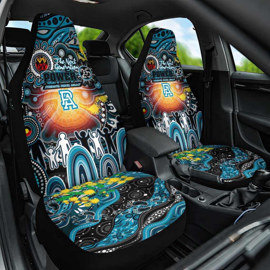 NAIDOC Week 2025 Power Football Car Seat Cover Aboriginal Dot Painting