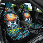 NAIDOC Week 2025 Power Football Car Seat Cover Aboriginal Dot Painting
