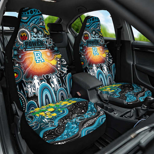 NAIDOC Week 2025 Power Football Car Seat Cover Aboriginal Dot Painting