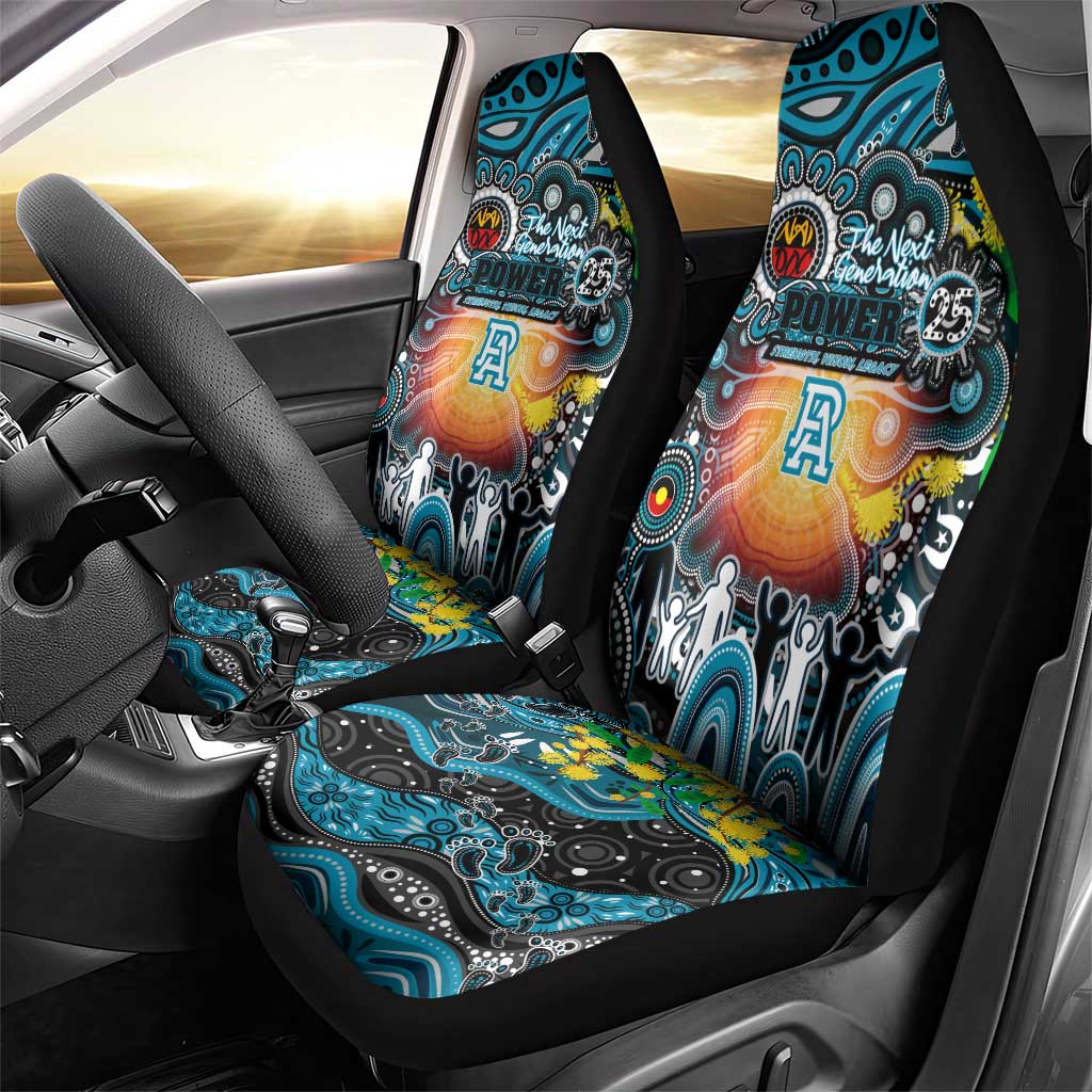 NAIDOC Week 2025 Power Football Car Seat Cover Aboriginal Dot Painting