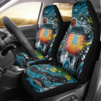 NAIDOC Week 2025 Power Football Car Seat Cover Aboriginal Dot Painting