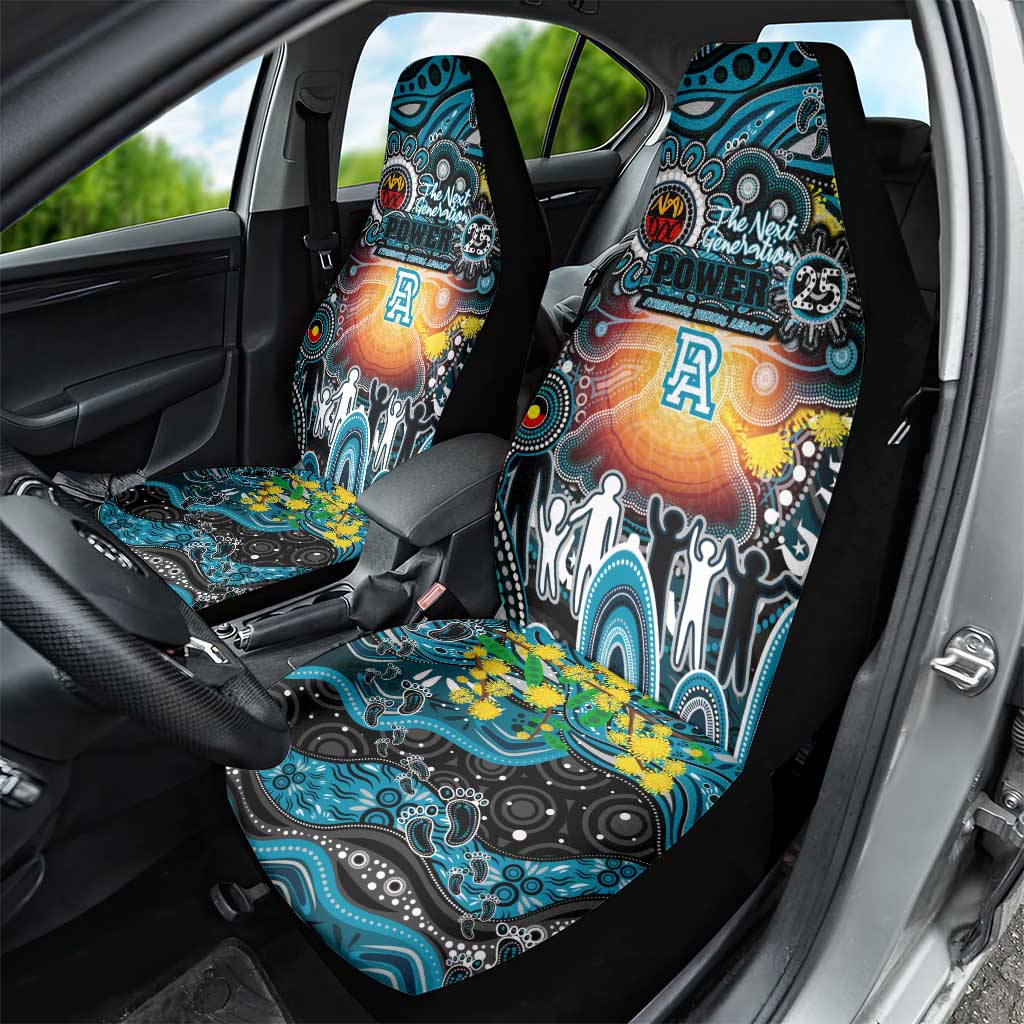 NAIDOC Week 2025 Power Football Car Seat Cover Aboriginal Dot Painting
