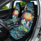 NAIDOC Week 2025 Power Football Car Seat Cover Aboriginal Dot Painting