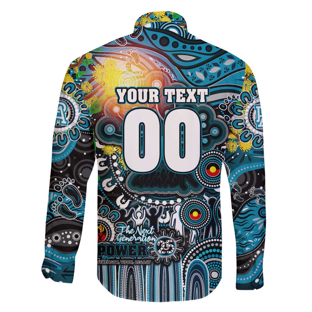 Personalised NAIDOC Week 2025 Power Football Family Matching Mermaid Dress and Hawaiian Shirt Aboriginal Dot Painting