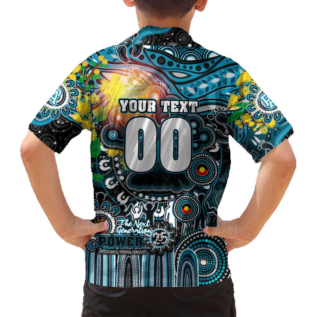 Personalised NAIDOC Week 2025 Power Football Family Matching Tank Maxi Dress and Hawaiian Shirt Aboriginal Dot Painting
