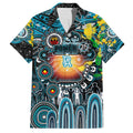 Personalised NAIDOC Week 2025 Power Football Family Matching Tank Maxi Dress and Hawaiian Shirt Aboriginal Dot Painting