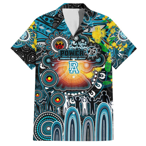 Personalised NAIDOC Week 2025 Power Football Family Matching Tank Maxi Dress and Hawaiian Shirt Aboriginal Dot Painting